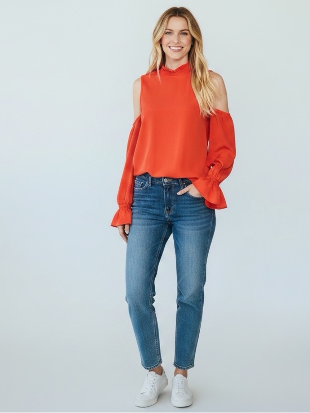 Bishop & Young Cold Shoulder Blouse
